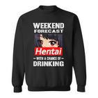 Hentai Drinking Japanese Anime Manga Sweatshirt