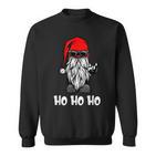 Ho Ho Ho Xmas Christmas Cool Santa Costume Sweatshirt