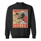 Hyrax Japaneseintage Style Hyrax Meme Sweatshirt