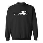 Ice Hockey Goalkeeper Heartbeat Hockey Goalie Sweatshirt