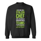 Ich Bin Stolzer Chef  Boss  Chef Sweatshirt