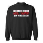 Ich Fahre Diesel Weil Super Bin Ich Selber Car Tuning Sweatshirt