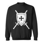 Knight Costume Knight Costume Shield Sword Sweatshirt