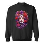 La Catrina Cool Dia De Muertos Day Of The Dead Sweatshirt