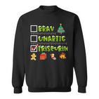 Ladies Brav Naughty Hairdresser Christmas Sweatshirt