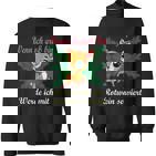 Liebe Zur Weihnachtszeit Reh Kitz Rehkitz Rotwein Tannen Sweatshirt