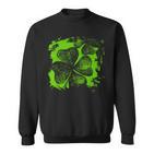 Lucky Charm Four Leaf Clover Irish Clover S Sweatshirt