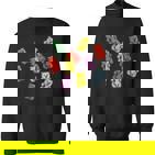 Lustiger Gummibärchen Bonbon-Mix Sweatshirt