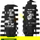 Lustiges Wellensittich Liebe Tut Weh Sweatshirt