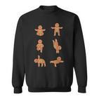 Lustiges Yoga Christmas Weihnachten Sweatshirt