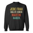 Martin First Name Martin Saying Wedding Sweatshirt