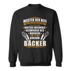 Master Of The Yeast And Mr Over The Carbohydrates Bakers Sweatshirt