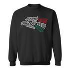 Mexican Flag Mexican Eagle Aztec Style Hecho En Mexico Sweatshirt