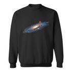 Milky Way Galaxy Universe Location Pin Space Cosmic Sweatshirt