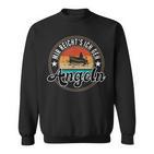 Mir Reicht's Ich Geh Fishing Sports Fisherman Sweatshirt