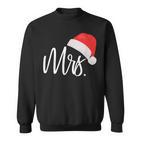 Mrs Partner Look Couple Christmas Jumper Christmas Outfit Sweatshirt