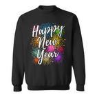 New Year's Eve Party Outfit Decoration Fireworks New Year Happy New Year Sweatshirt