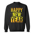 Nye New Year's Eve Party Confetti Fireworks Happy New Year Sweatshirt