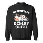 Official Sleep Cow Cows Farmers Children's Sweatshirt