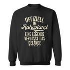 Offiziel Im Ruhestand Eine Legendeerlässt Das Gelände Sweatshirt