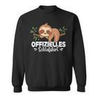 Offizielles Schlaf Faultier S Sweatshirt