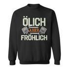 Olich Aber Fröhlich Oil Mechanic Car Screwdriver Sweatshirt