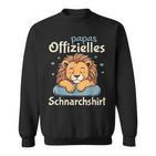 Papa Official Snoring Pyjamas Lion Sleep Sweatshirt