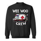 Paramedic Ambulance Wee Woo Crew Sweatshirt