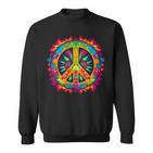 Peace Love Hippie Kostüm Tie Dye 60Er 70Er Jahre Sweatshirt