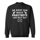 Postman Bester Paketbote Der Welt German Sweatshirt