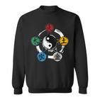 Qigong Five Elements Tai Chi Meditation Ying & Yang Sweatshirt