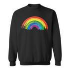 Regenbogen Damen Herren Kinder Regenbogen Kostüm Sweatshirt