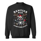 Reindeer Was Out Sold Out Raccoon Christmas Sweatshirt