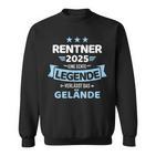 Rentner 2025 Legend Leaves Terrain For Retirement Sweatshirt