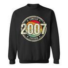 Retro 16 Yearsintage 2007 Limited Edition 16Th Birthday Sweatshirt