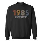 Retro 36 Yearsintage 1985 Limited Edition 36Th Birthday Sweatshirt