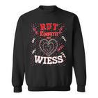 Rut Wiess Carnival Costume Cologne Red Confetti In Heart Sweatshirt