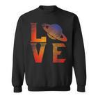 Saturn Galaxy Science Cosmos Planet Sweatshirt