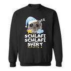 Schlafi Schlafi Sad Hamster Cute Hamstie Sweatshirt