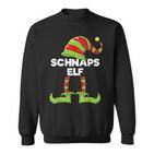 Schnapps Elf Outfit Christmas Family Elf Christmas Sweatshirt