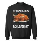 Scottish Highland Cow Official Sleep Nightdress Sweatshirt