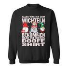 Secret Christmas Gnome Xmas Doofe Gnome Sweatshirt