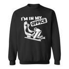 Sim Racing Büro Sprüche Gaming Racer Symbol Sweatshirt