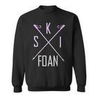 Skifoan Ski Ski Ski Ski Ski Ski Ski Mountain Sweatshirt