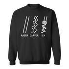 Skiing Raser Carver Ich Après-Ski Sweatshirt