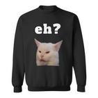 Smudge The Cat Dinner Cat Meme Sweatshirt