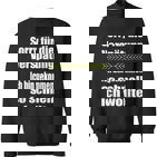 Sorry Für Dieerspätung Lustiges Wortwitz Statement Fun Sweatshirt