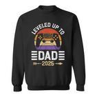 Spielerpapa Leveled Up To Daddy 2025 Dadintage Sweatshirt