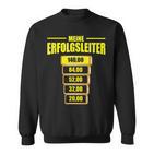 Spielothek Spielhalle Risikoleiter Meine Erfolgsleiter Sweatshirt