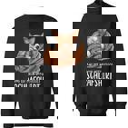 Süßer Chihuahua Hundebesitzer Offizielles Schlaf Hund Sweatshirt